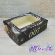 Коробка для мыла №79 "Агент 007" размер 10х8х3см.