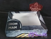 Коробка для мыла №46 "Iron man2" размер 15х11х4см.