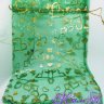 Подарочный мешок из органзы 20х19 см, зеленый