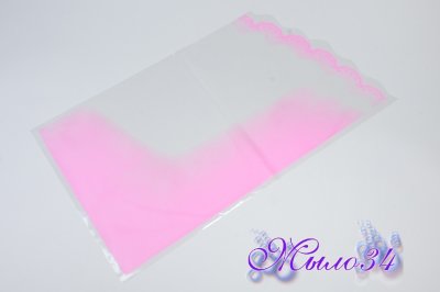 Пакет цветочный Рукав "Зевс" рисунок/рисунок 40/80 розовый