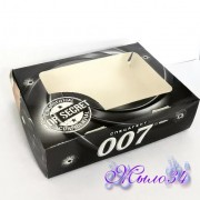 Коробка для мыла №92 "Агент 007" размер 15х11х4см